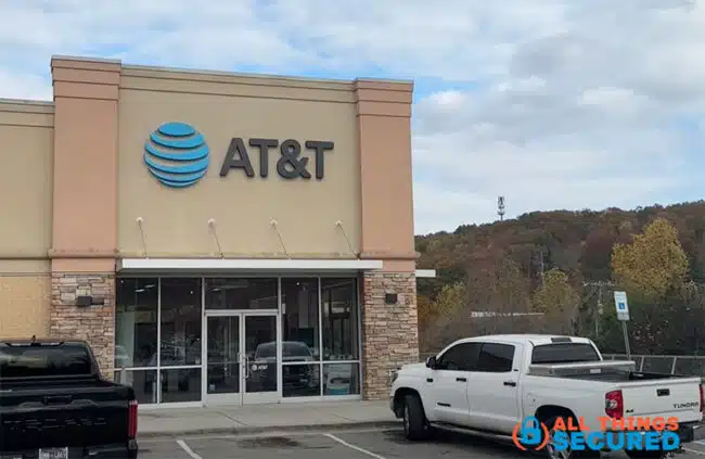 AT&T store in Tennessee that I visited