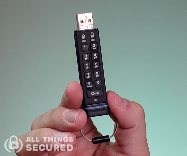 Aegis USB secure key