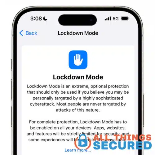 Apple Lockdown Mode