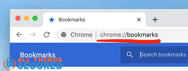 Chrome bookmarks