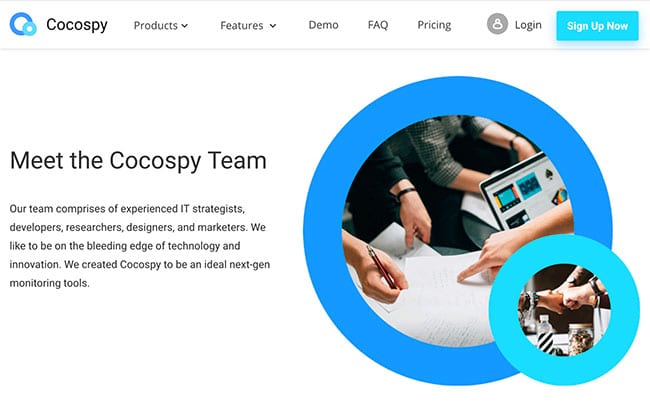 Cocospy 페이지 정보