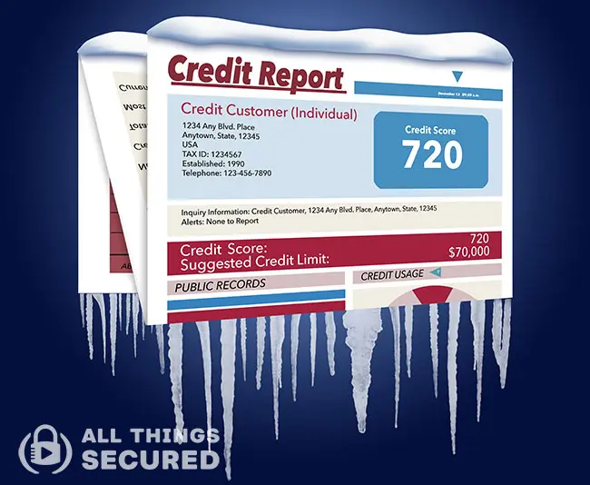 What is a consumer credit freeze?