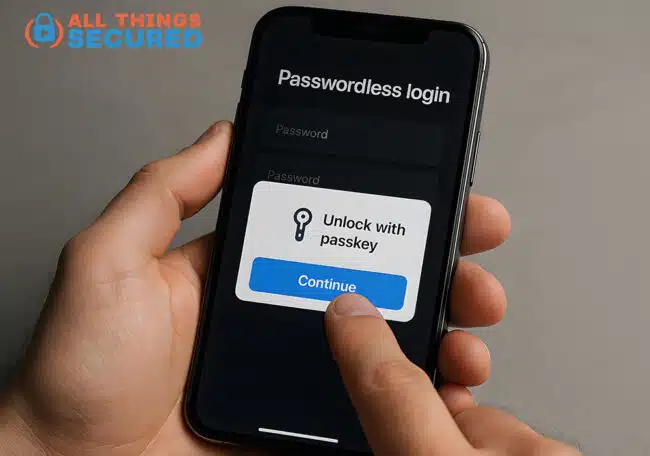 Passkey for passwordless login