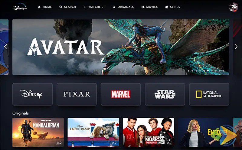 Disney+ Dashboard for users