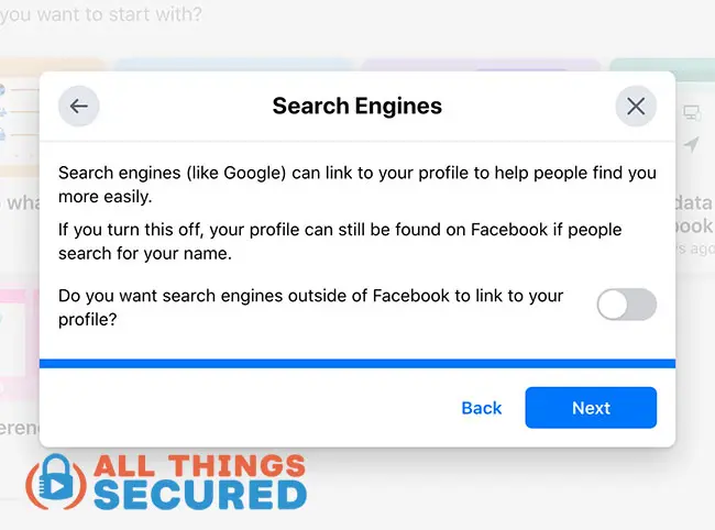 How your Facebook profile can be found on search engines like Google