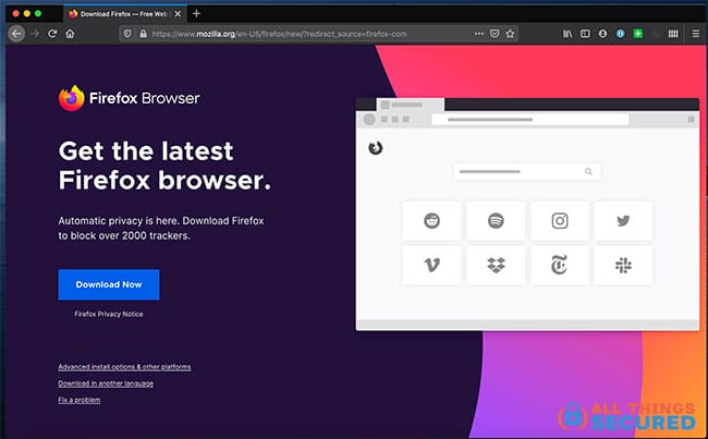 Firefox internet browser