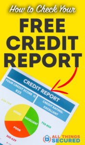 Save this article about how to check your free credit report on Pinterest