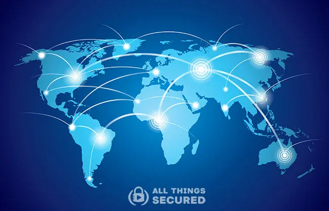 A global network of servers for a decentralized VPN, or dVPN.