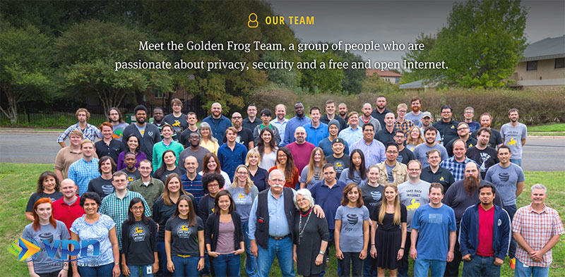 The Golden Frog Team photo