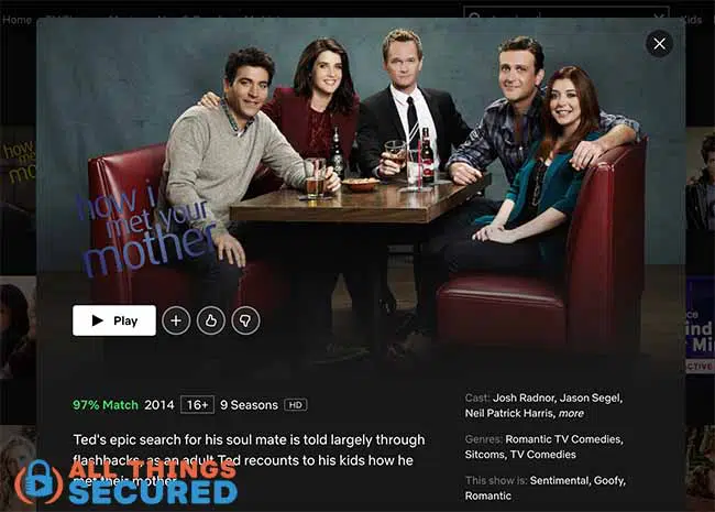 How I Met Your Mother on Netflix