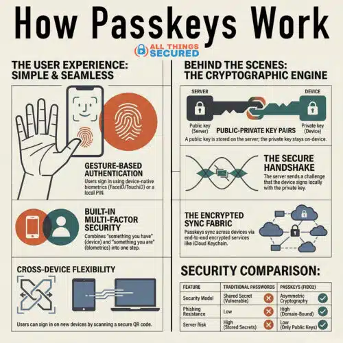 How passkeys work