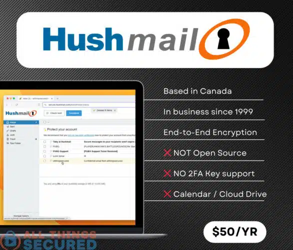 List of Hushmail features