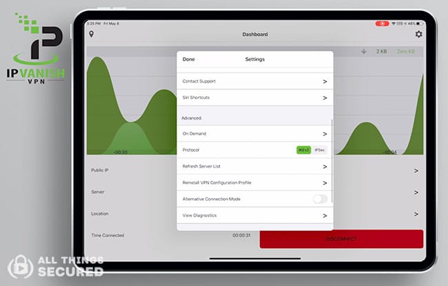 ipvanish vpn settings ipvanish vpn settings