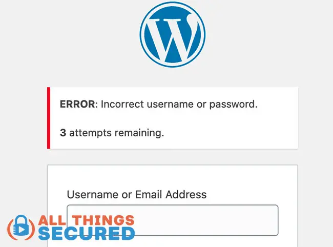 Limit Logins to secure a wordpress website