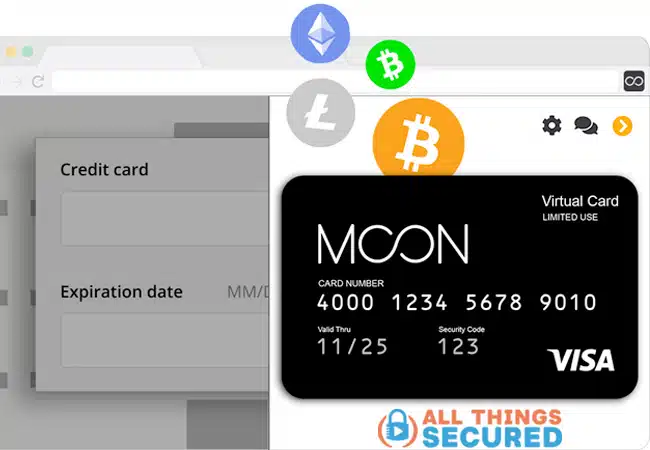 Moon crypto cards