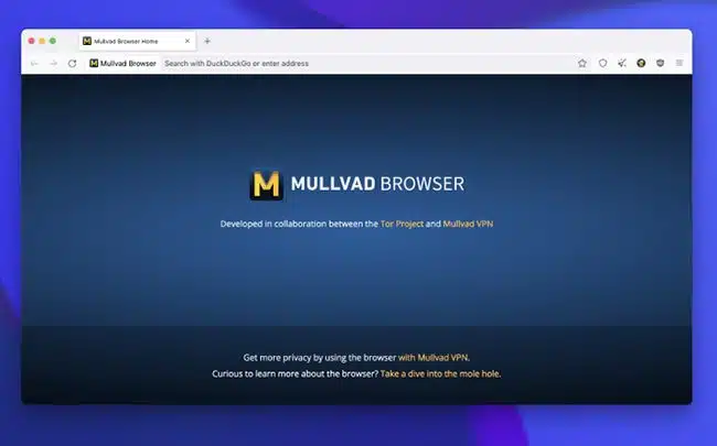 Mullvad Browser, build in collaboration with Tor