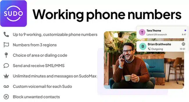 MySudo phone numbers