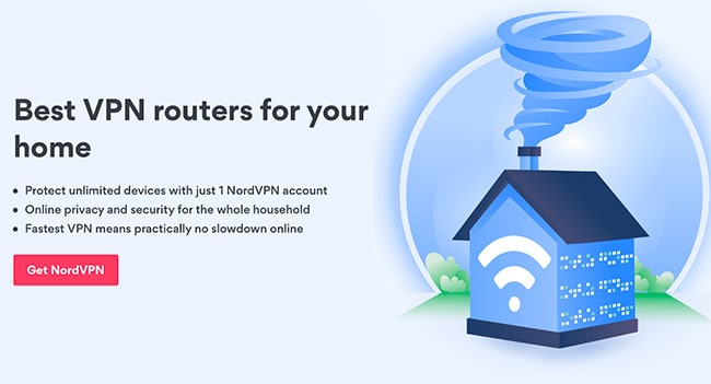 NordVPN Router page