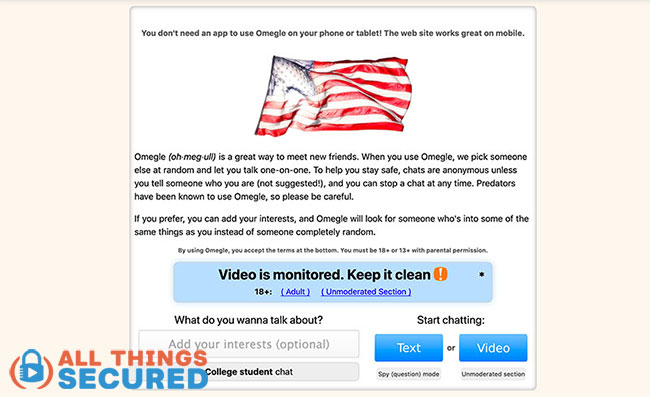 Is keep video it monitored clean omegle Omegle: Talk
