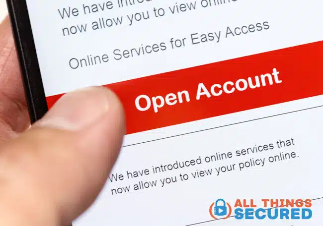 attackers open a new account in your name