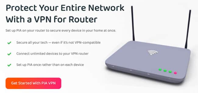 PIA VPN router