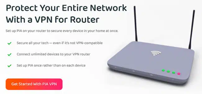 PIA VPN router