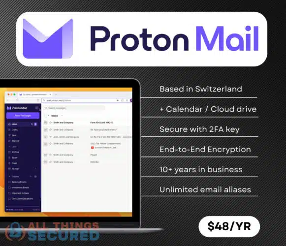 Proton features listed