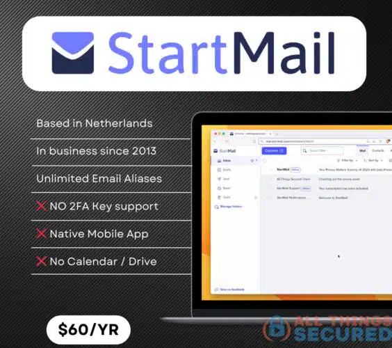 List of Startmail features