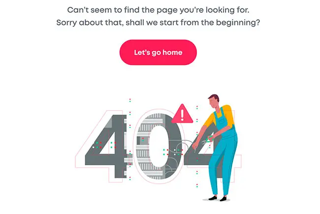 No about page, just a 404