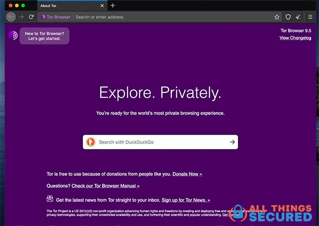 Tor browser is the best alternative to Chrome for privacy