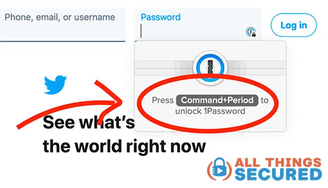 1Password browser lock