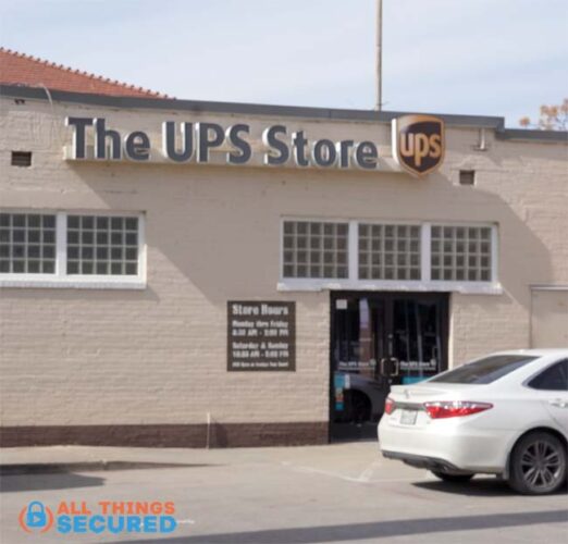 UPS store as a virtual address