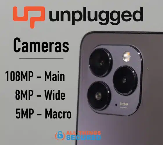 Unplugged Phone triple camera setup